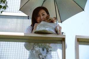 吉田由美さんと愛犬チョコちゃん＾＾