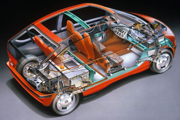 「BMWの電気自動車「i3 Concept」はイマドキのEV風ですが20年前に原型があった！」の5枚目の画像