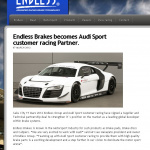 エンドレスがアウディスポーツとパートナーになっていた！ - Endless_Audi-Sport001