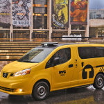 日産グローバル本社にNYの次世代タクシーを展示 - NYtaxi_NV200