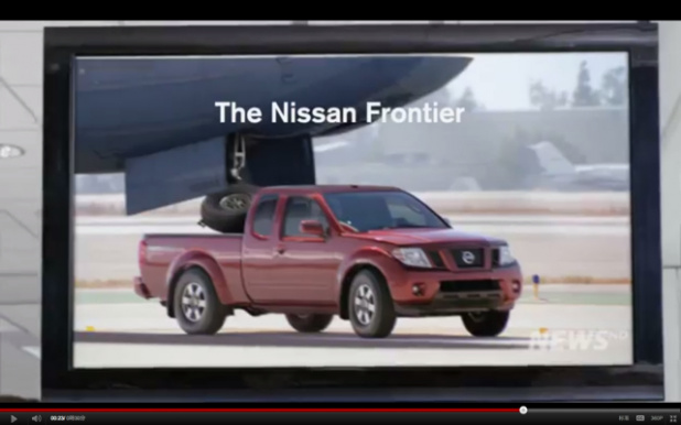 「ブルース ウィルスに見てほしい、北米Nissan Frontierの度肝を抜く使い方とは?」の1枚目の画像