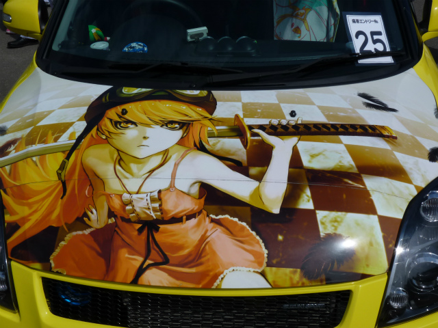 痛車の顔 ボンネット大集合 Toyakoマンガ アニメフェスタ12 Clicccar Com