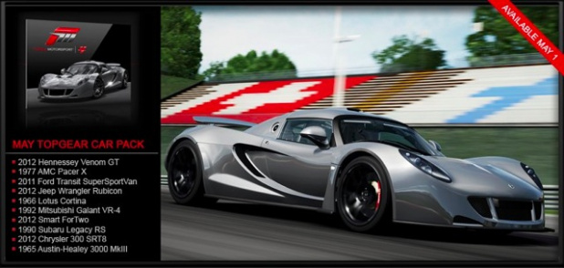 「Forza MotorSport4の5月の追加カーパック「May TopGear Pack」が公開されました！」の1枚目の画像