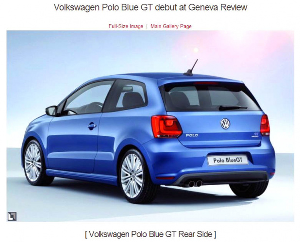 「VW初の気筒休止システム搭載「Polo Blue GT」登場! 【ジュネーブモーターショー2012】」の3枚目の画像