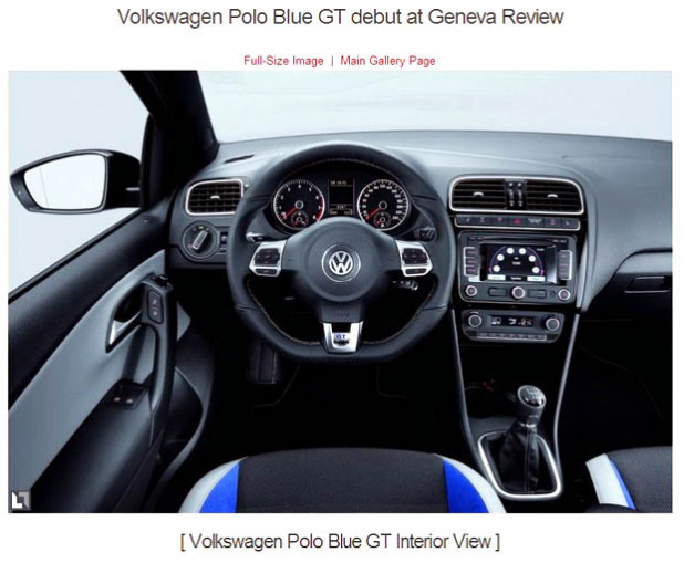 「VW初の気筒休止システム搭載「Polo Blue GT」登場! 【ジュネーブモーターショー2012】」の5枚目の画像