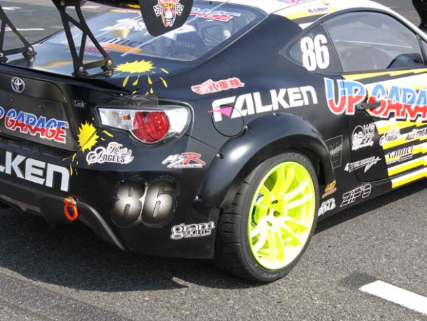 「D1マシンをじっくり見てきた。UP GARAGE 86編【TOKYO DRIFT in ODAIBA D1 CHAMPIONS】」の4枚目の画像