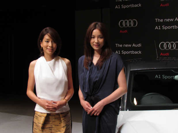 「瀬戸朝香、内田恭子がAudi A1 Sportbackに似合う人だそうです【アウディA1スポーツバック】」の1枚目の画像