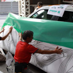「アートカーはかくして作られる。輪廻のラグランジェ×日産コラボレートのアートカー版Juke　製作作業独占取材」の4枚目の画像ギャラリーへのリンク
