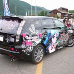 西日本最大の痛車イベントが開催しました！【萌車フェスティバル　2011】 - めいほう萌え車ギャル 077