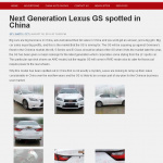 【速報】中国で次期レクサスGSが捕捉された！ - china_lexus_new_GS