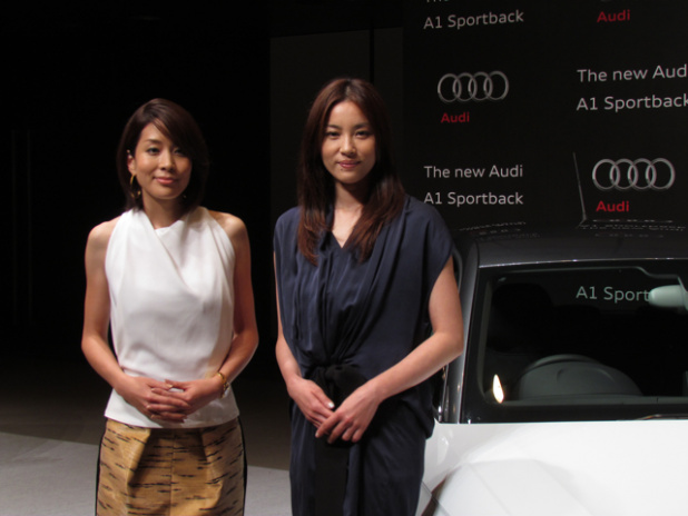 「瀬戸朝香、内田恭子がAudi A1 Sportbackに似合う人だそうです【アウディA1スポーツバック】」の3枚目の画像