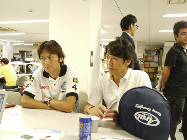 「谷口信輝と柳田真孝が9月10日、11日のスーパーGT第6戦in富士スピードウェイへの豊富を語る」の1枚目の画像