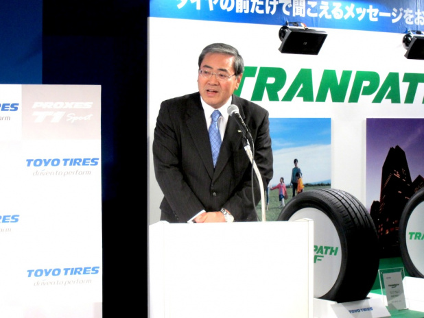 「トーヨータイヤがプレミアムスポーツタイヤを発表【東京オートサロン2012】」の2枚目の画像