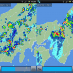 世にも恐ろしいゲリラ豪雨に備えるならこのアプリがオススメ! 【Android編】 - 日本のお天気レーダー 