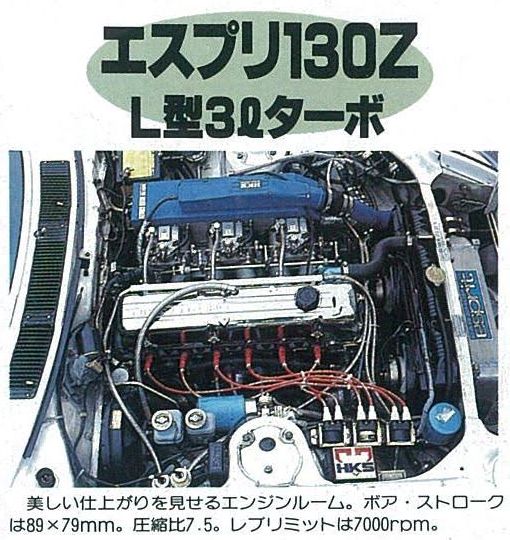 L型シングルターボはコスパ最高 エスプリ130zのメカニズム チェック その5 Option 1985年8月号より Clicccar Com