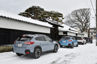 Awd 四輪駆動 車のチェーンはどこに装着する Subaruのタイヤチェーン装着へのこだわり Subaru雪上試乗会 Clicccar Com