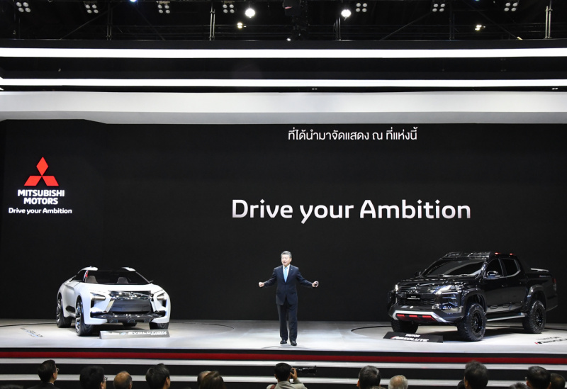 電動コンセプトとトライトンのスペシャルモデルを披露した三菱 バンコク モーターショー19 Clicccar Com