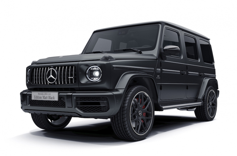 新車 圧倒的オーラを解き放つ特別仕様車 メルセデスamg G 63 Edition Matt Black が期間限定受注で登場 Clicccar Com