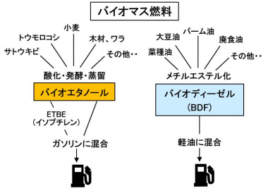 自動車用語辞典 燃料 バイオマス燃料 生物由来の燃料は カーボンニュートラル が最大の魅力 Clicccar Com