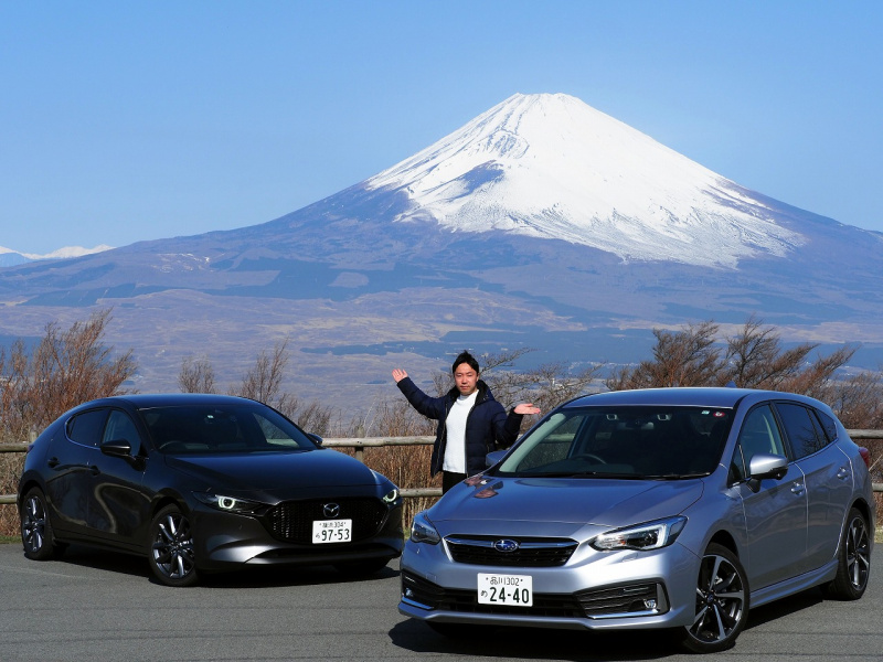 走りにこだわる国産ハッチバック ワゴン対決 インプレッサsport Mazda3比較 車両概要とエンジン Clicccar Com